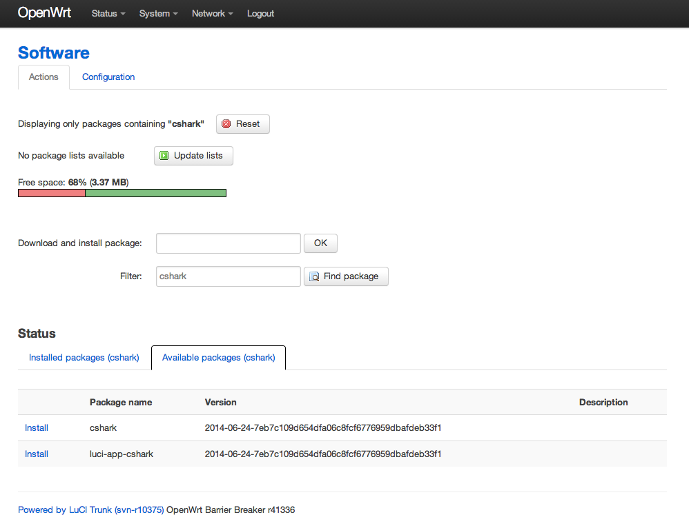 openwrt install