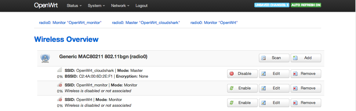 openwrt wireless interfaces