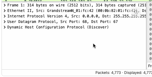 PacketTree Search feature